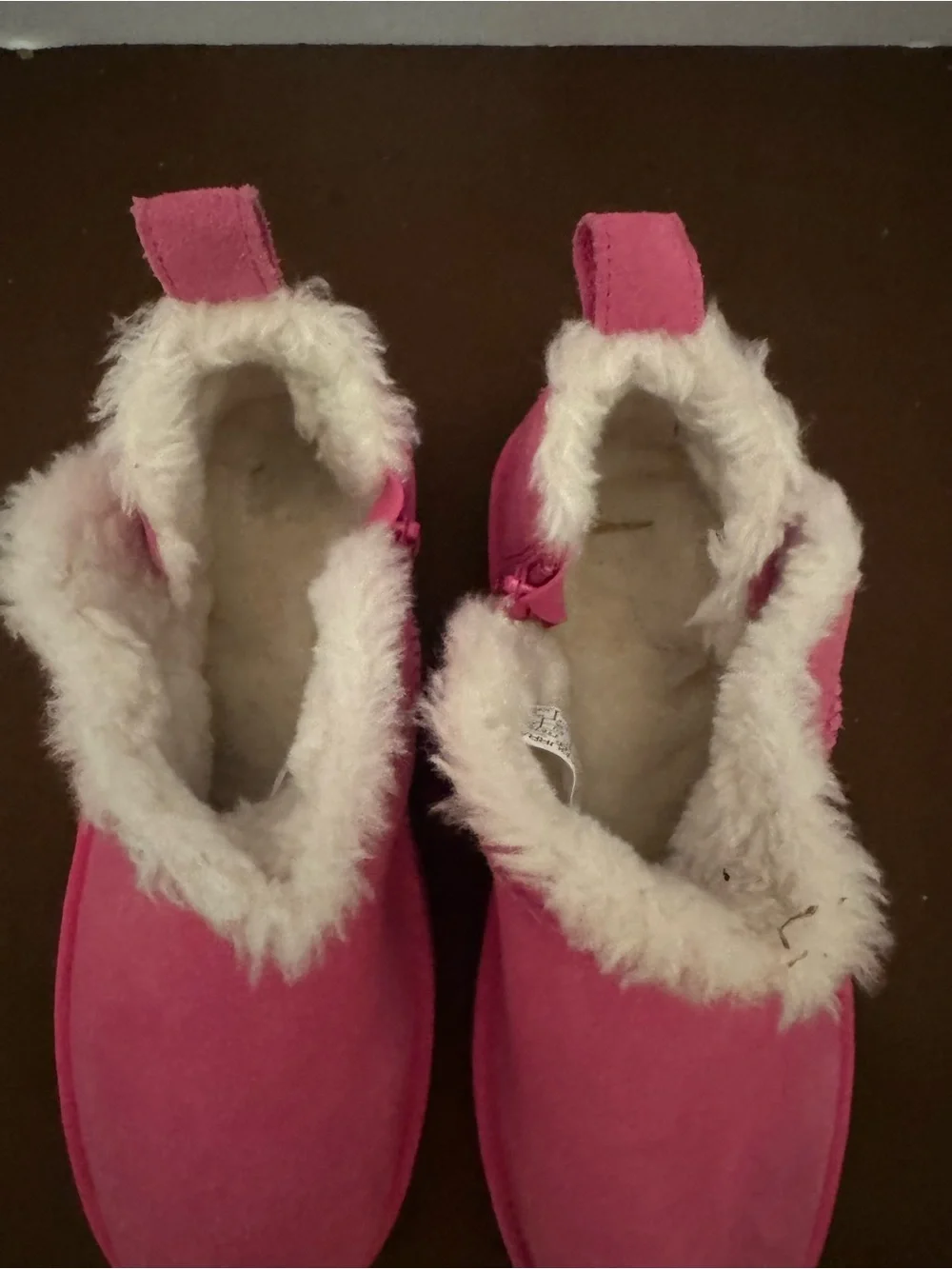 KOOLABURRA BY UGG NALIE BUTTON SHORT BOOTS BIG KIDS SIZE 4 FUCHSIA PINK